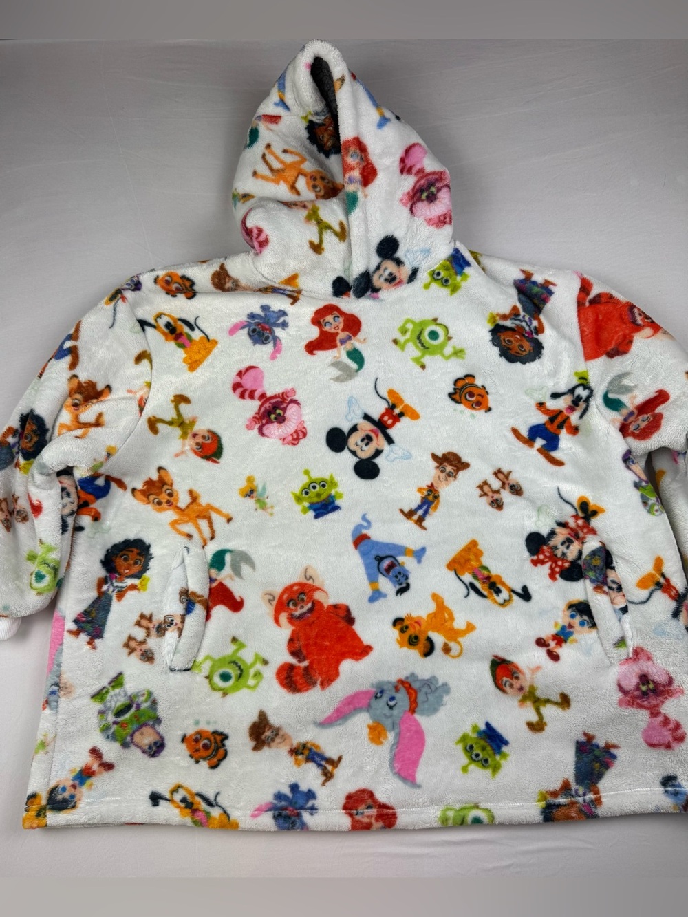 Disney 100 Year Anniversary Disneyland Sherpa Lined Character‎ Hoodie Sweater OS